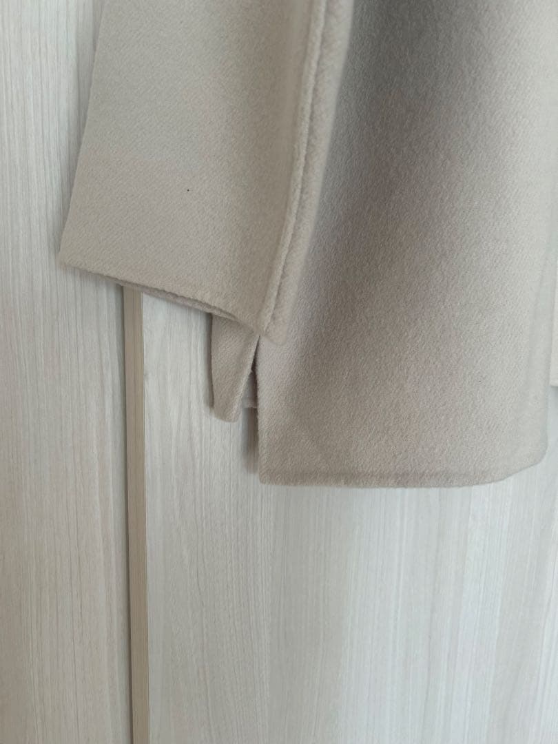 evam eva エヴァムエヴァ ウール リバーショート コート　サイズ2