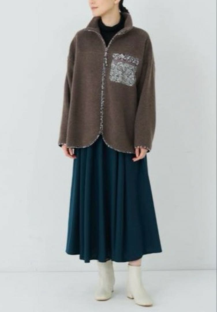 未使用 アデュートリステス ADIEUTRISTESSE リバティボアブルゾン