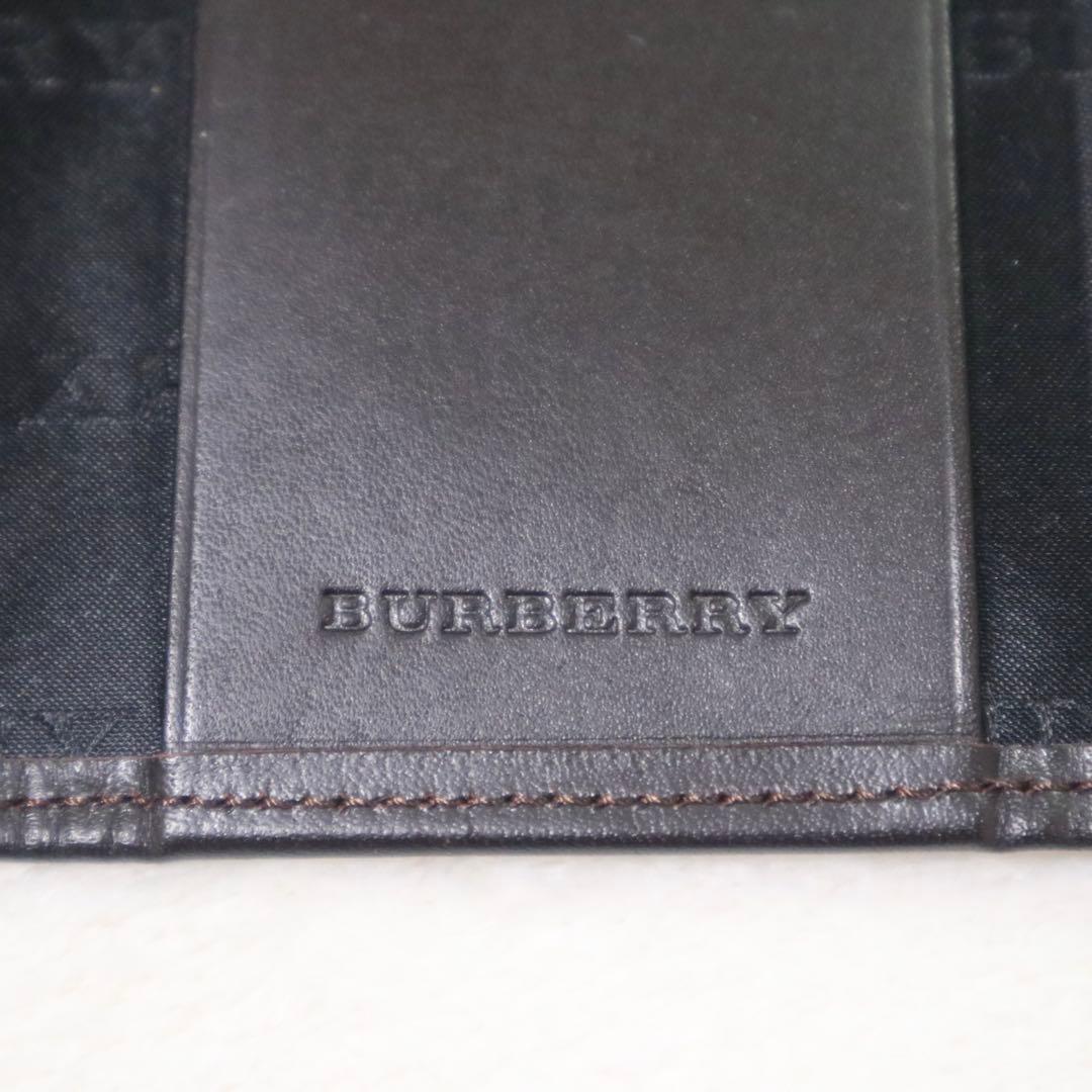 新品同様★バーバリー 5連キーケース ノバチェック ダークブラウン ユニセックス