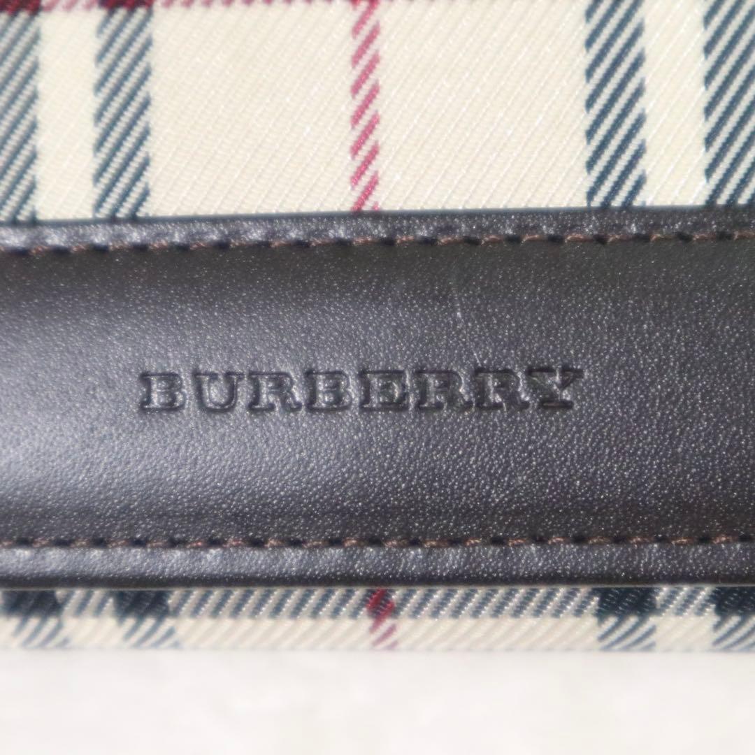 新品同様★バーバリー 5連キーケース ノバチェック ダークブラウン ユニセックス