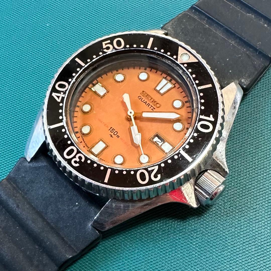 セイコー　ダイバー　レディース　オレンジ　時計　腕時計　2625-0010