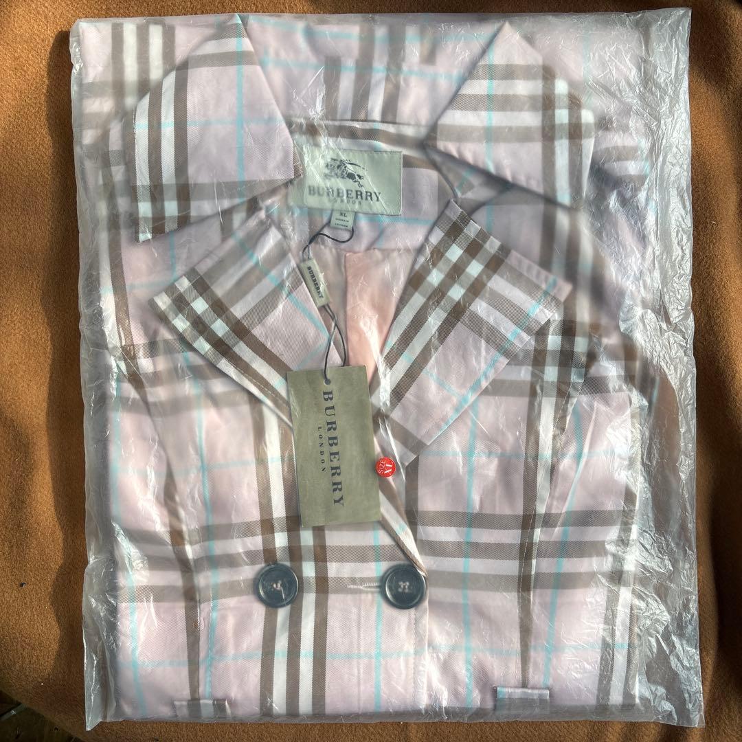 新品　BURBERRY チェック柄トレンチコート XL