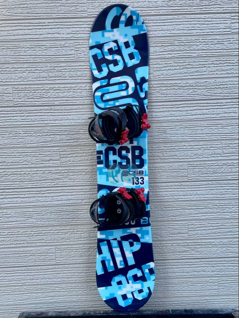 CSB スノーボード133cm ビンディング、ブーツ 24cm3点セット