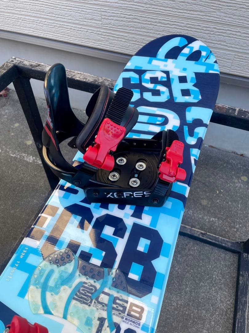 CSB スノーボード133cm ビンディング、ブーツ 24cm3点セット