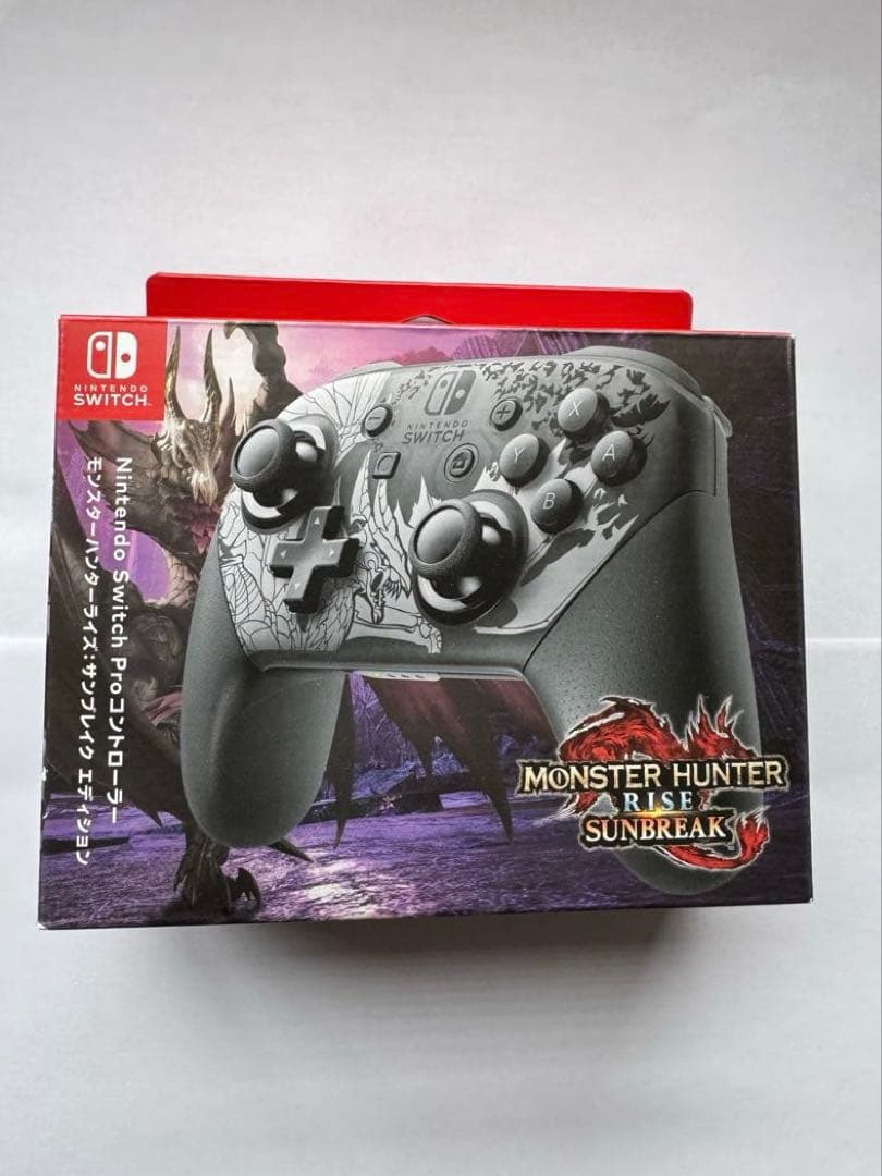 Nintendo Switch Proコントローラー モンスターハンターライズ…