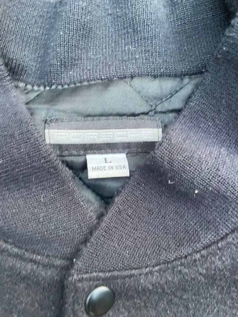 ビ*ー様 ポルシェ　スタジャン　企業物　ハルキの古着　maid in USA ア