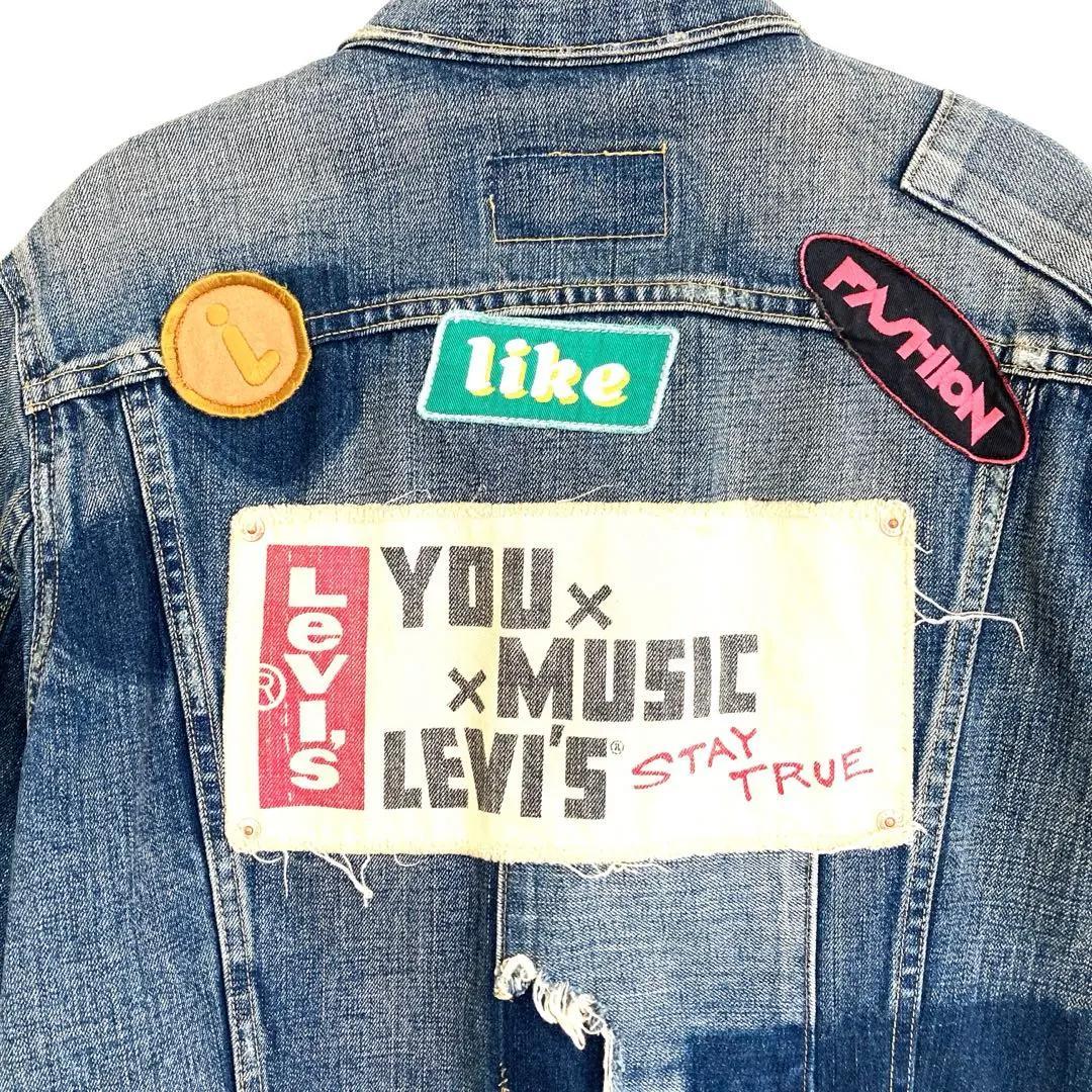 【c3フェット】Levi’sヴィンテージ加工オリジナルデニムジャケット