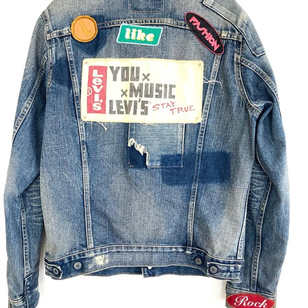 【c3フェット】Levi’sヴィンテージ加工オリジナルデニムジャケット