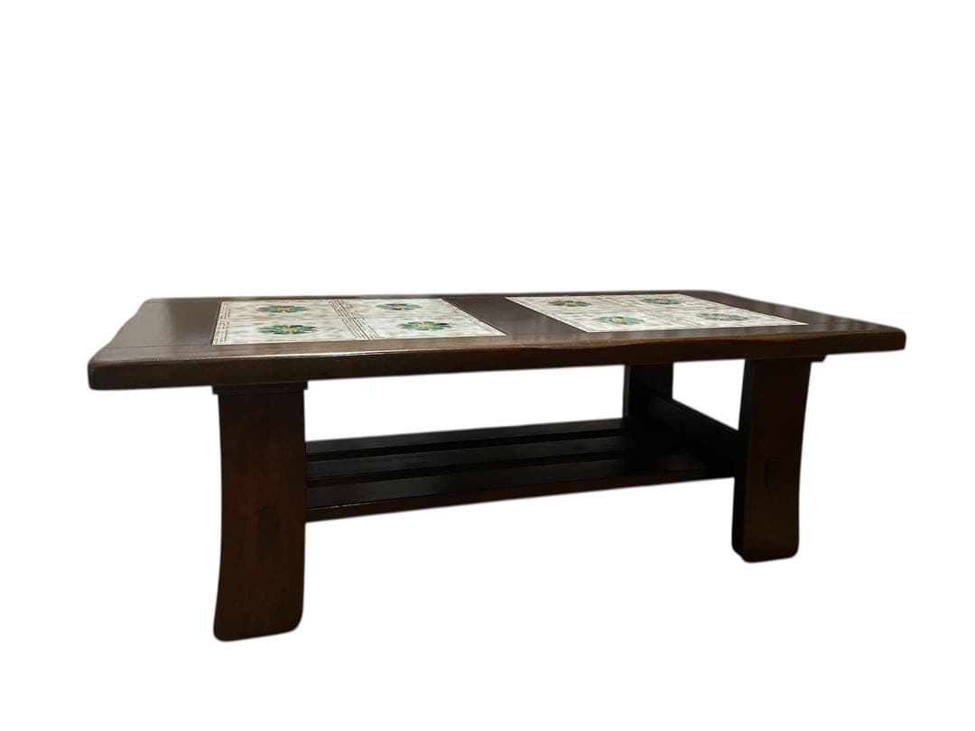 ヴィンテージ　タイルトップローテーブル