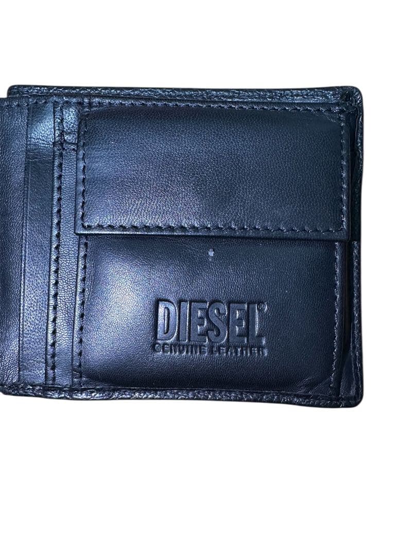 DIESEL ダークブラウン 2つ折り財布