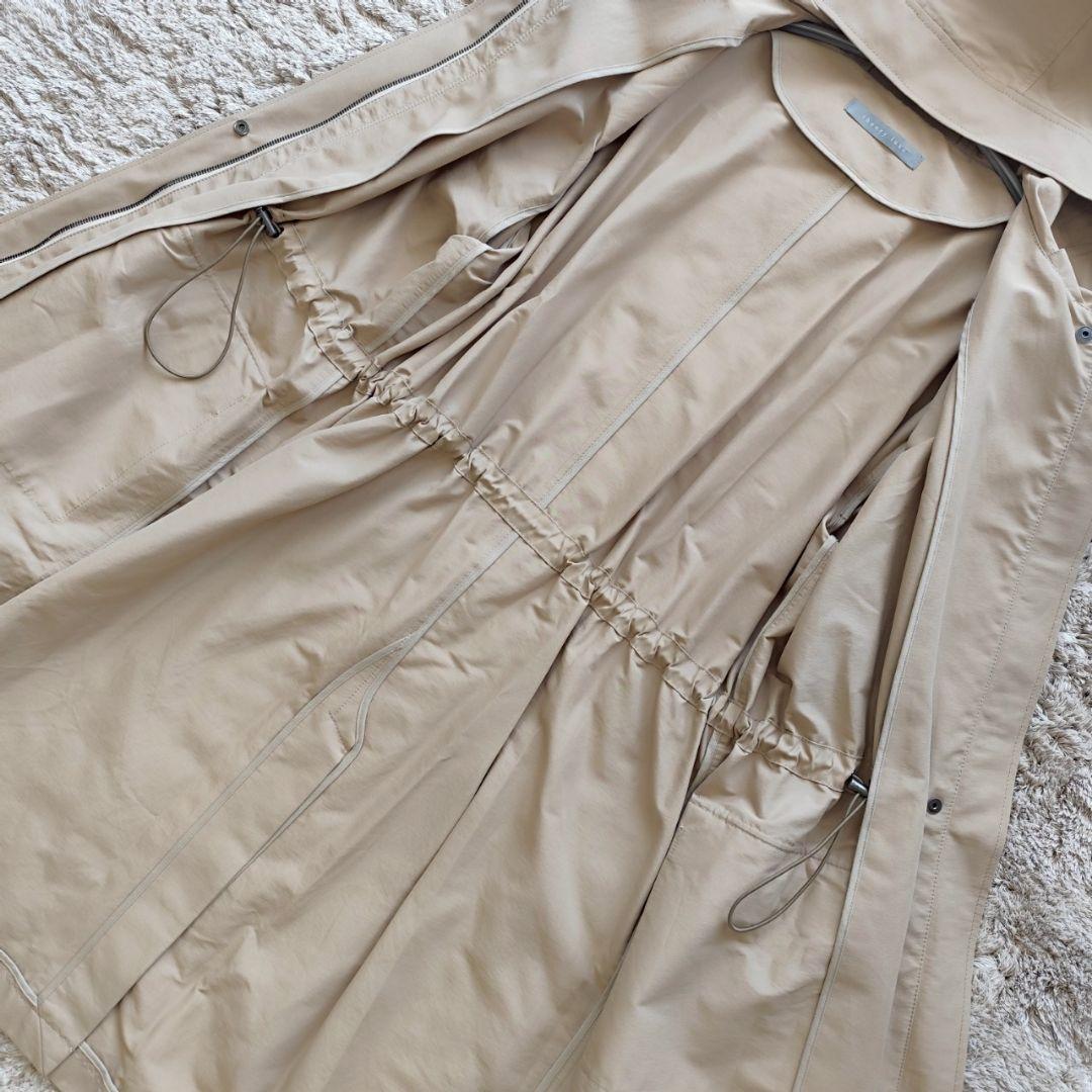 2023年 Theory luxe ロング フード モッズ コート ベージュ