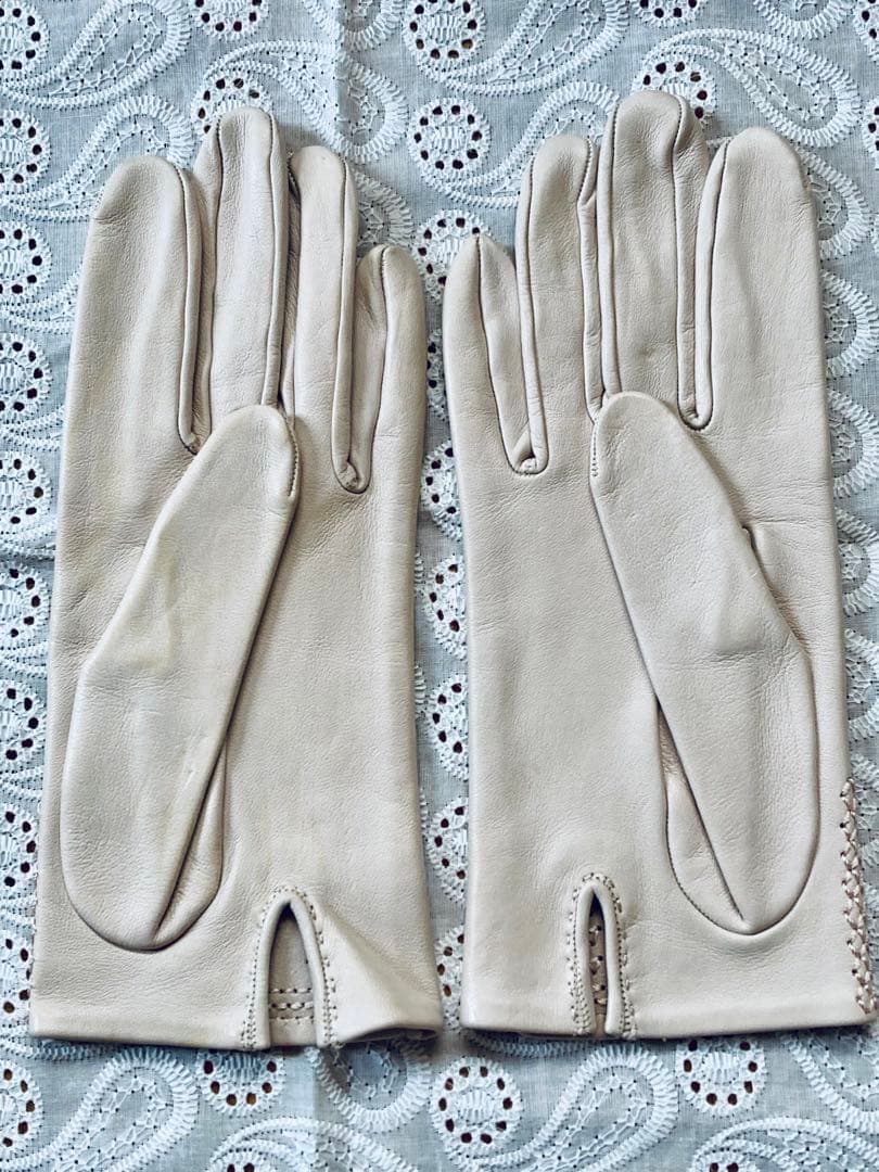 【未使用】エルメス 手袋 グローブ 6 1/2