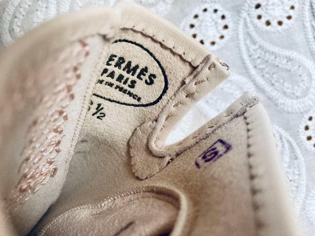 【未使用】エルメス 手袋 グローブ 6 1/2