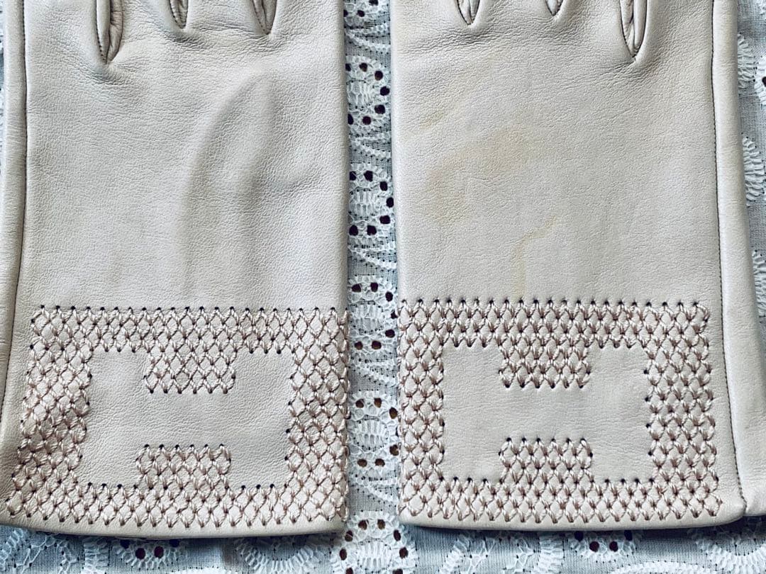 【未使用】エルメス 手袋 グローブ 6 1/2