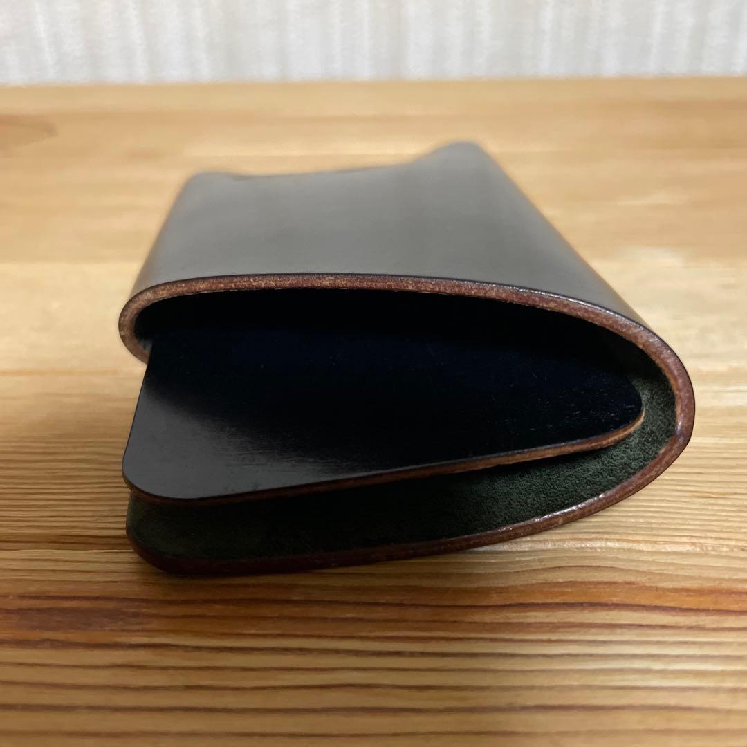 レモンアンドライム　ホーウィン　シェルコードバン　カードホルダー