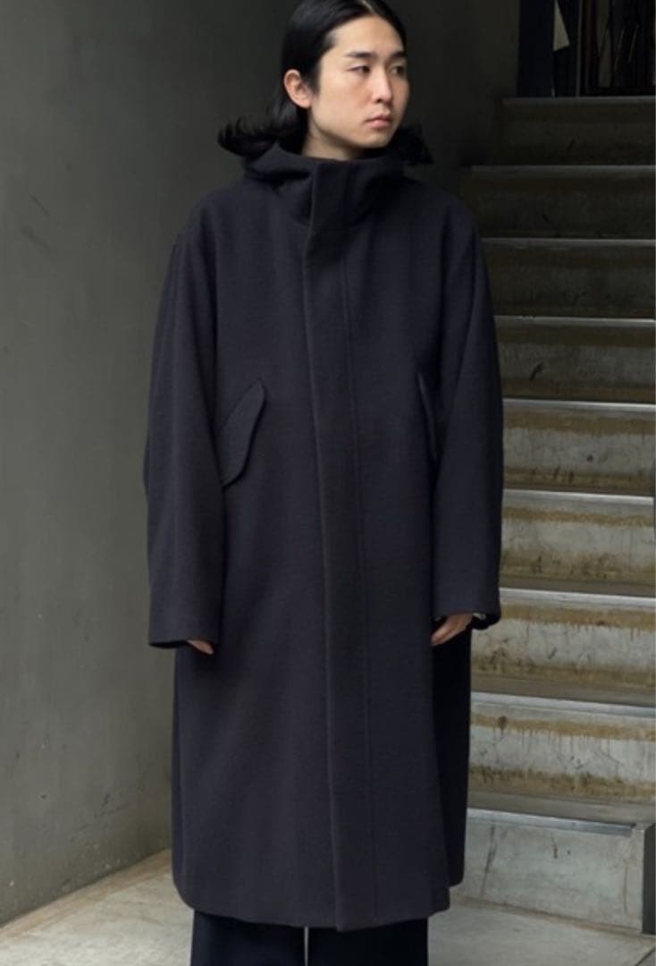 URU(ウル)/HOODED COAT/Charcoal