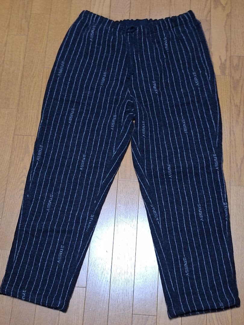 最終値下げ Nike Stussy Stripe Wool Pants BLK