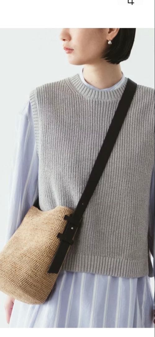 北欧暮らしの道具店❤️ラフィアのショルダーバック　2025