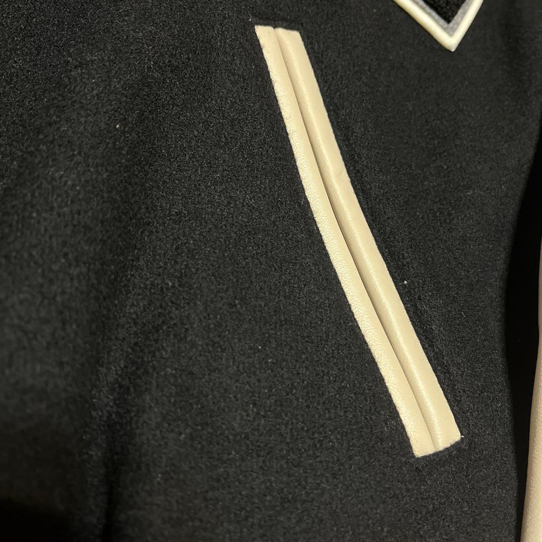 【美品】ヒステリックグラマー SEE NO EVIL刺繍 ヴァーシティジャケット