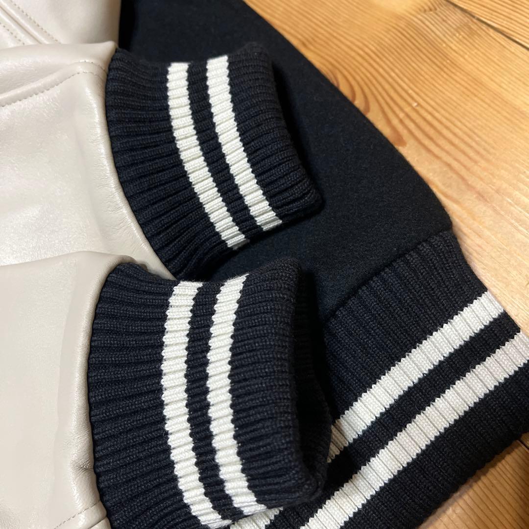 【美品】ヒステリックグラマー SEE NO EVIL刺繍 ヴァーシティジャケット