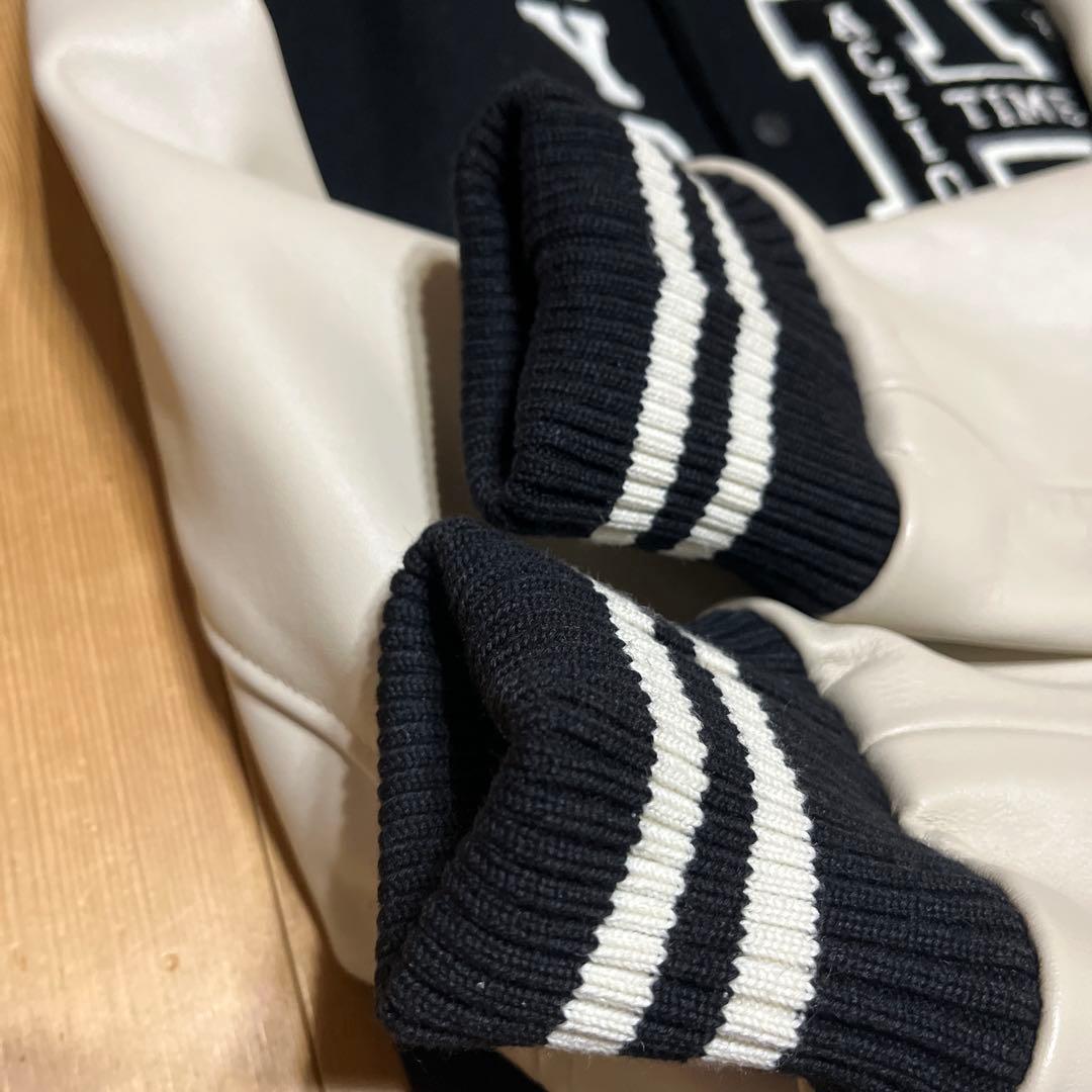 【美品】ヒステリックグラマー SEE NO EVIL刺繍 ヴァーシティジャケット