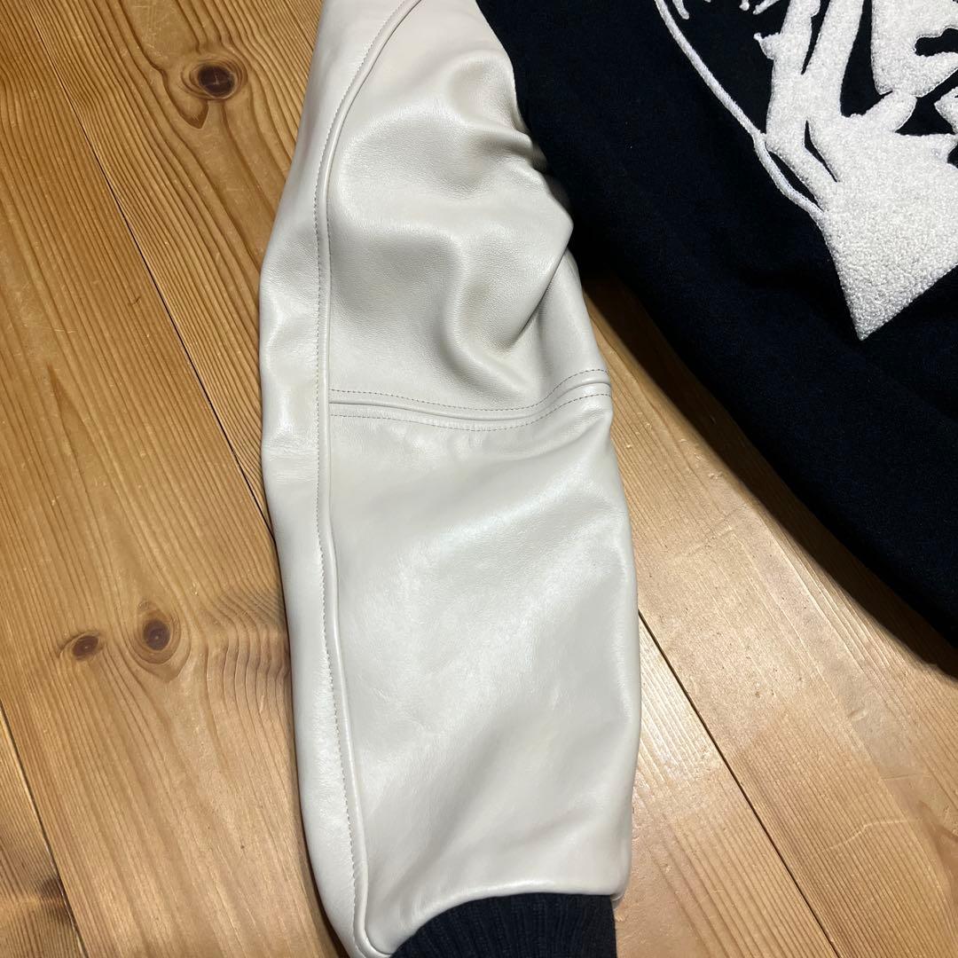 【美品】ヒステリックグラマー SEE NO EVIL刺繍 ヴァーシティジャケット