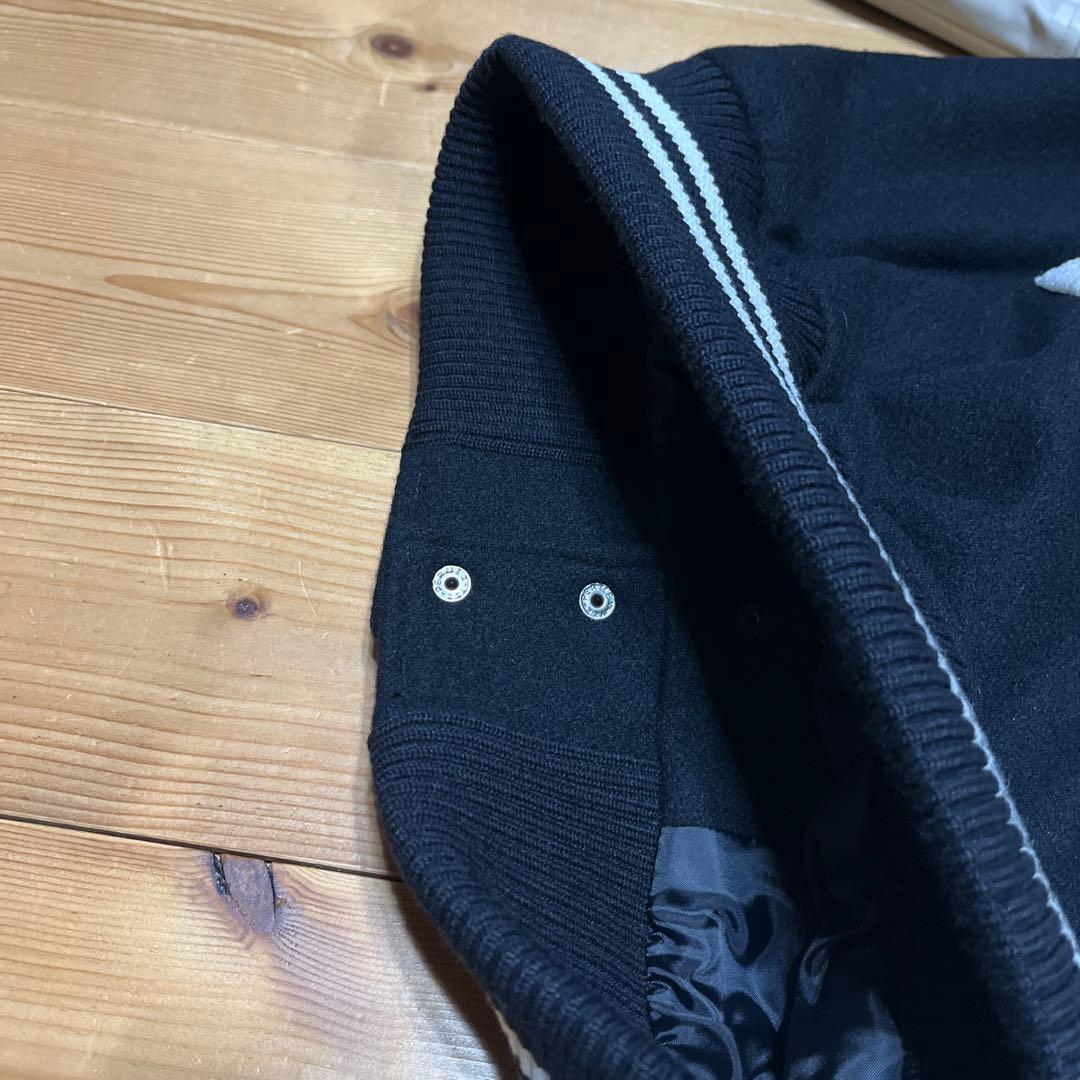 【美品】ヒステリックグラマー SEE NO EVIL刺繍 ヴァーシティジャケット