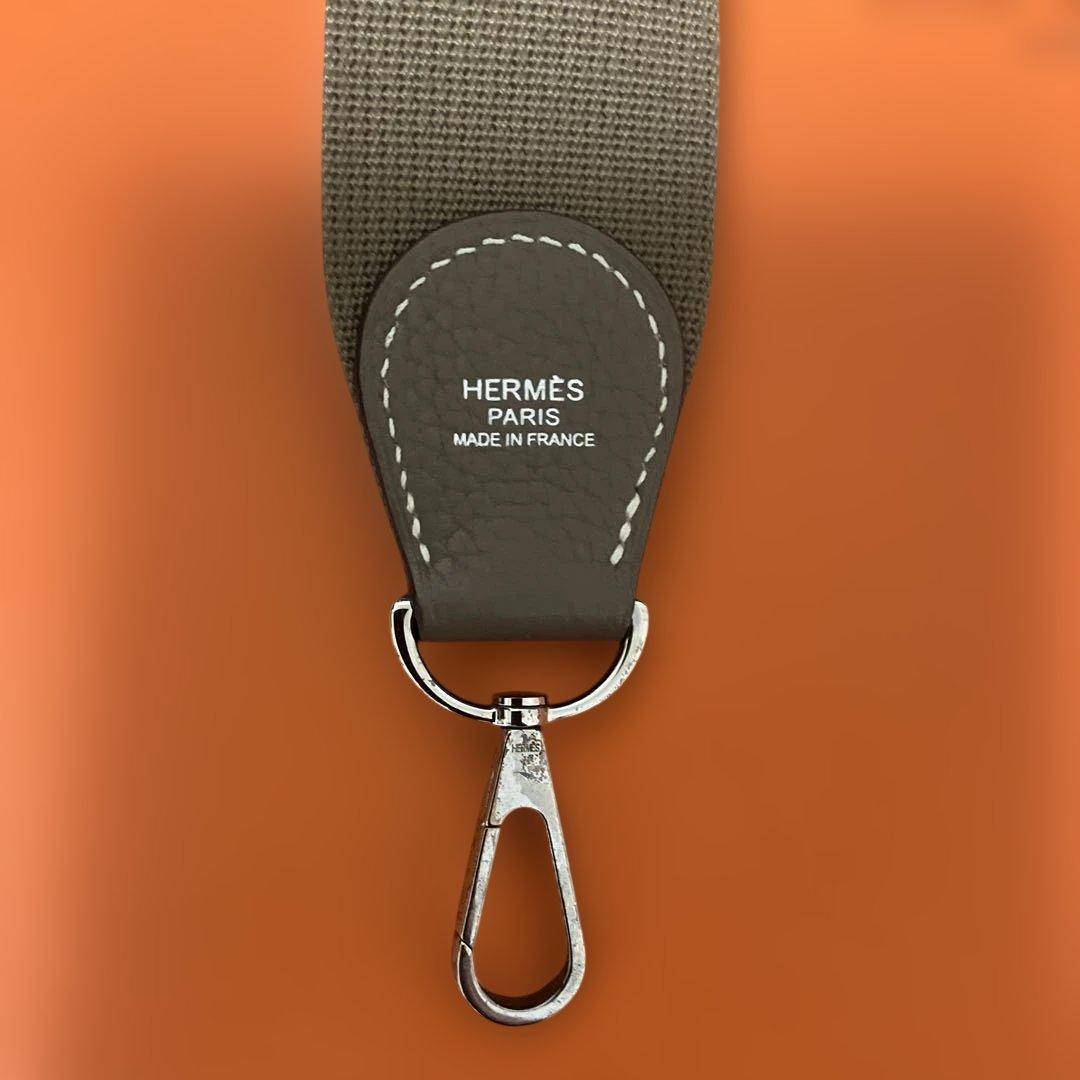 りす　エルメス　エブリン　3P M 美品　あんしん鑑定合格品　エトゥープ