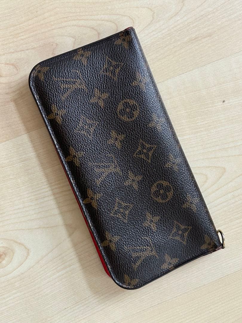 ルイヴィトン ポルトフォイユ アンソリット 草間彌生 長財布　赤