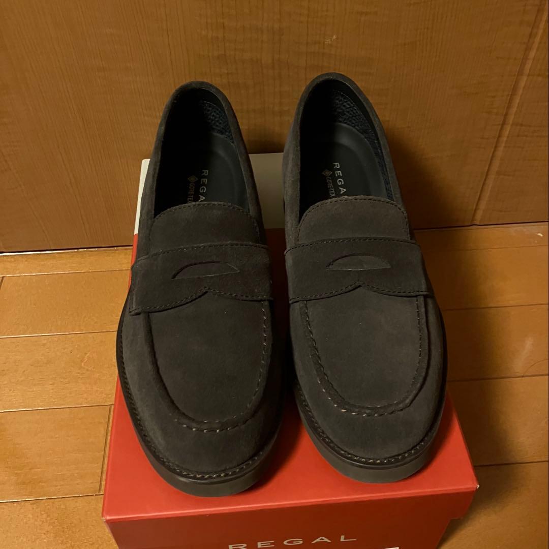 【新品】REGAL GORE-TEX スエード ローファー