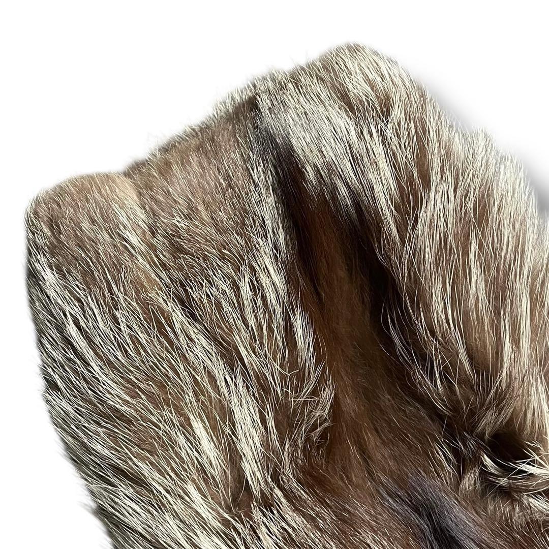 美品 SAGA FOX  フォックス ファー 毛皮 コート アウター