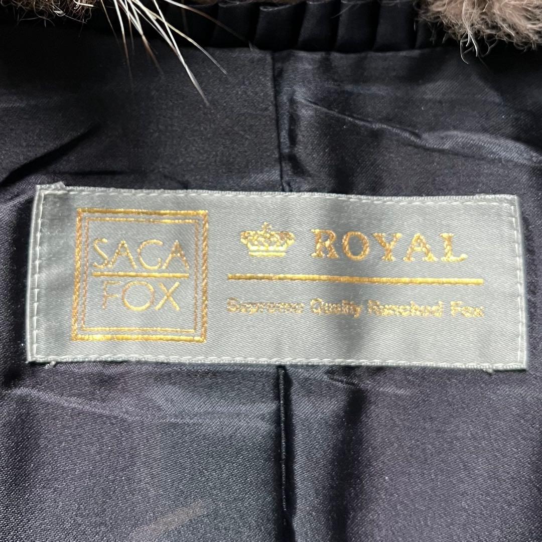 美品 SAGA FOX  フォックス ファー 毛皮 コート アウター