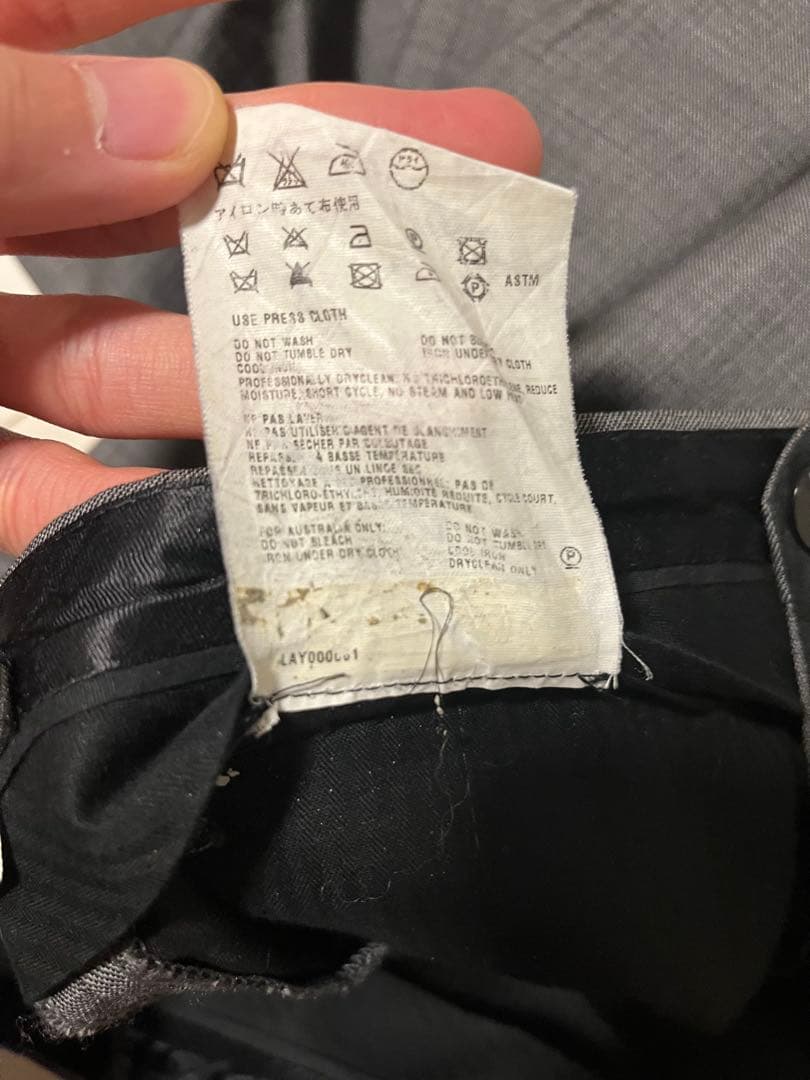 MIU MIU 07ss グレー スラックス 44