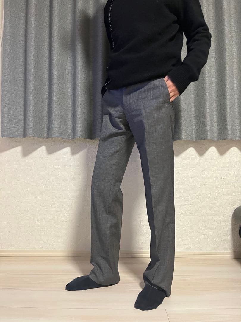 MIU MIU 07ss グレー スラックス 44