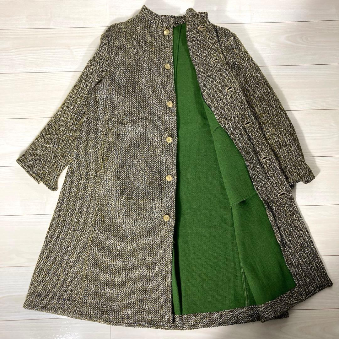 【人気モデル】美品 45Rフォーティファイブアール アーミッシュ ツイードコート