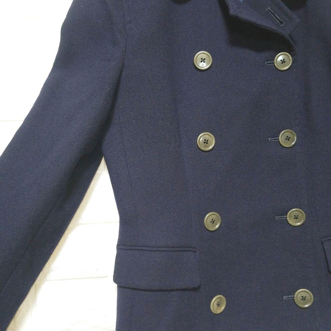 美品❤ ラルフローレン（M）ネイビー Pコート ウール100% 定番