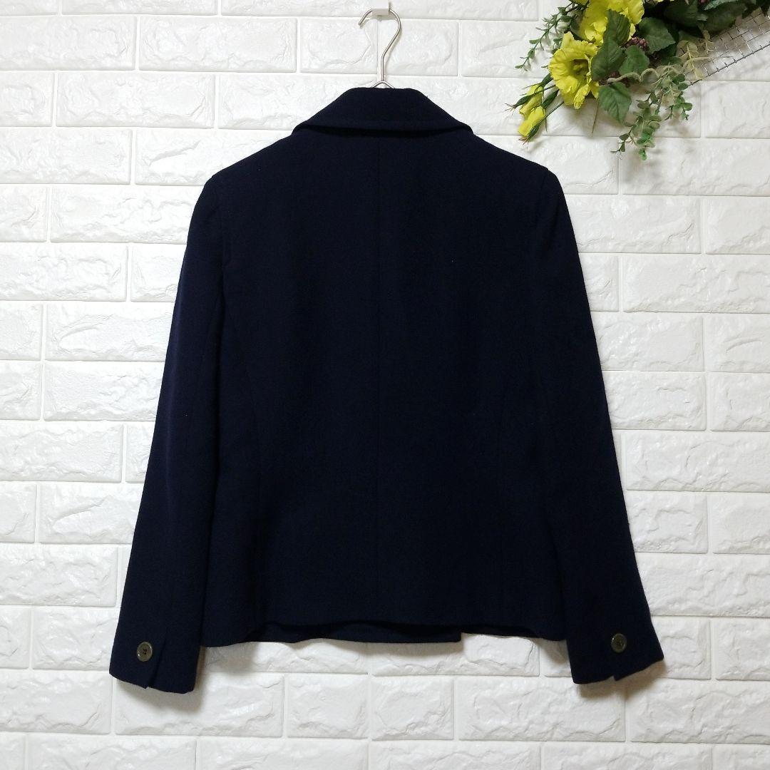 美品❤ ラルフローレン（M）ネイビー Pコート ウール100% 定番