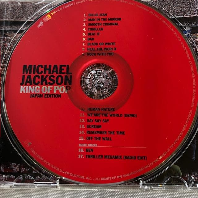 マイケル・ジャクソン キング・オブ・ポップ ジャパン盤 帯付 d708y77