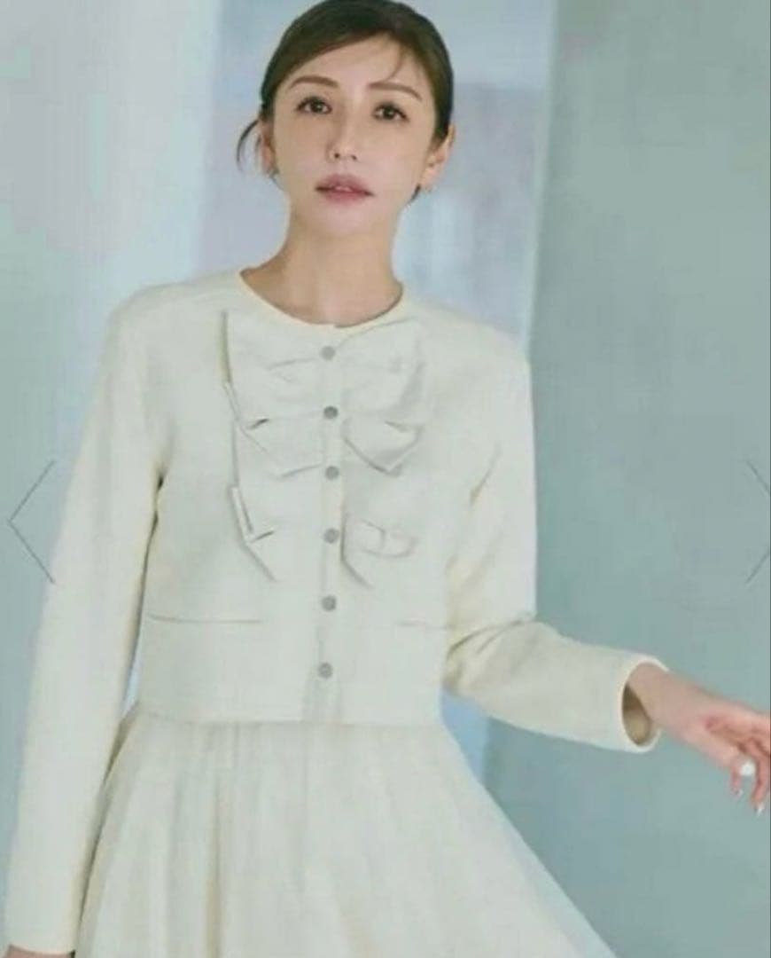 【美品】CELFORD ダブルリボンカノコジャケット