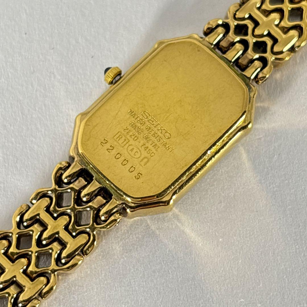 【新品電池 稼働】SEIKO レディース時計 ダイヤ シェル文字盤 エクセリーヌ