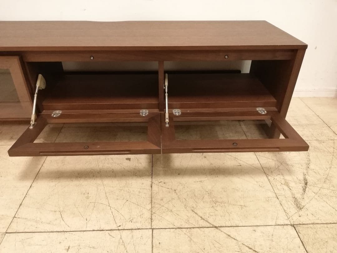 モデルルーム展示品 フジファニチャー テレビボード ウォールナット モダン