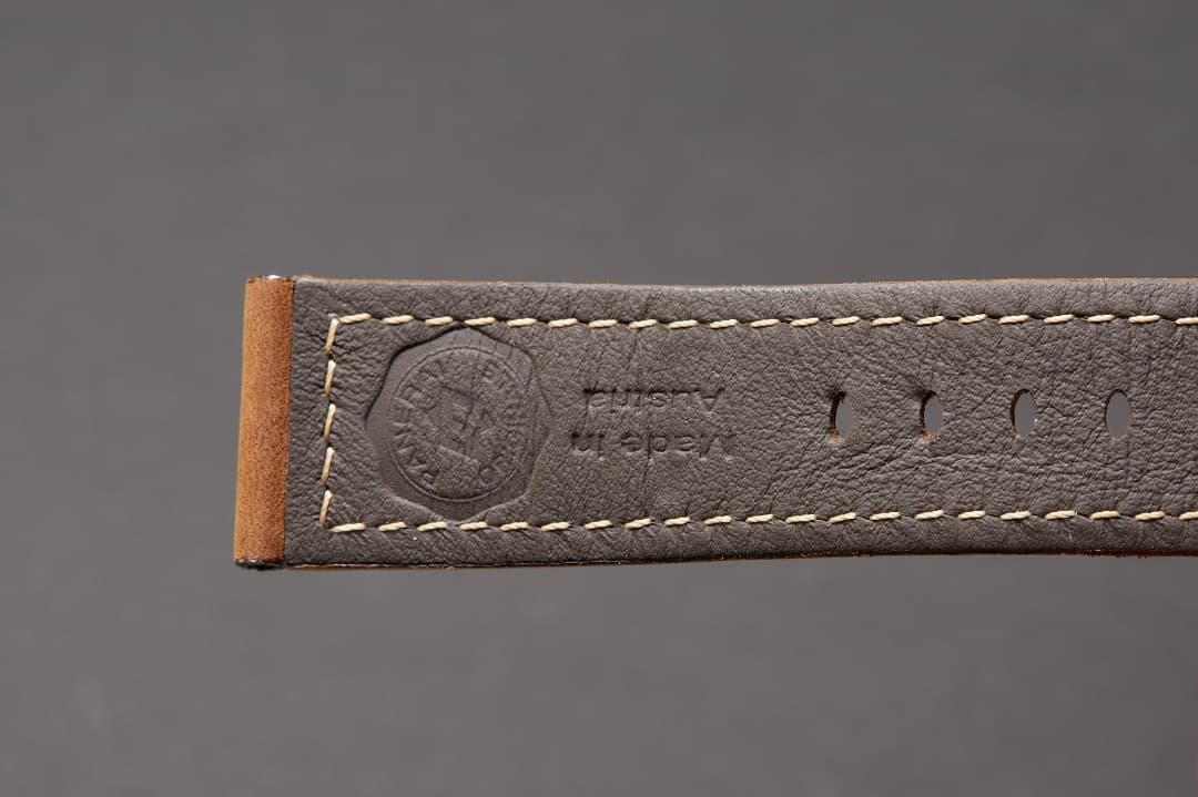 純正 パネライ レザーベルト 24/22 Dバックル用 ダークブラウン 美品