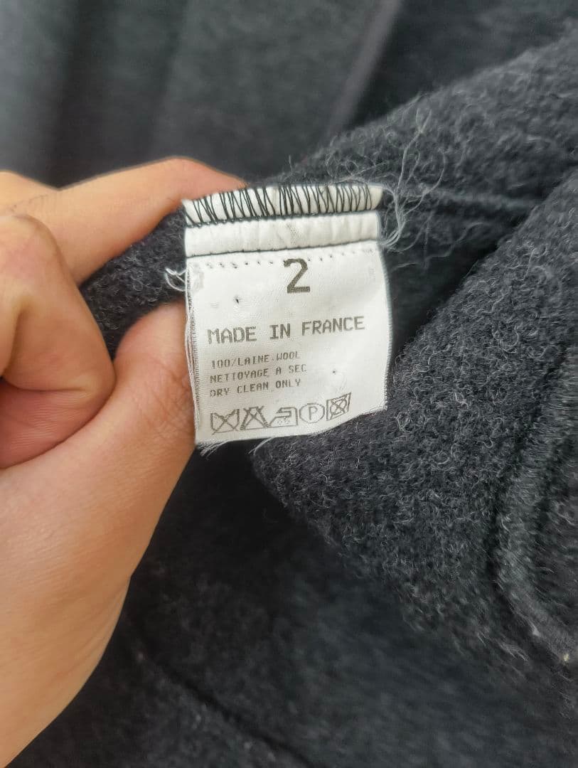 90s Agnes b ウールパイピング カバーオール フランス製