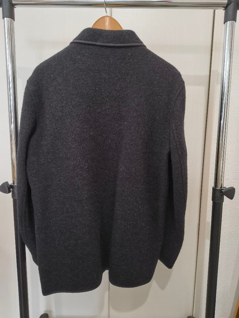 90s Agnes b ウールパイピング カバーオール フランス製