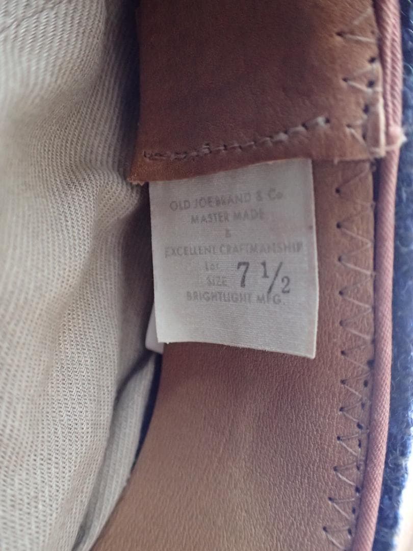 OLD JOE ＆ Co. ウールキャスケット 7 1/2 オールドジョー 帽子