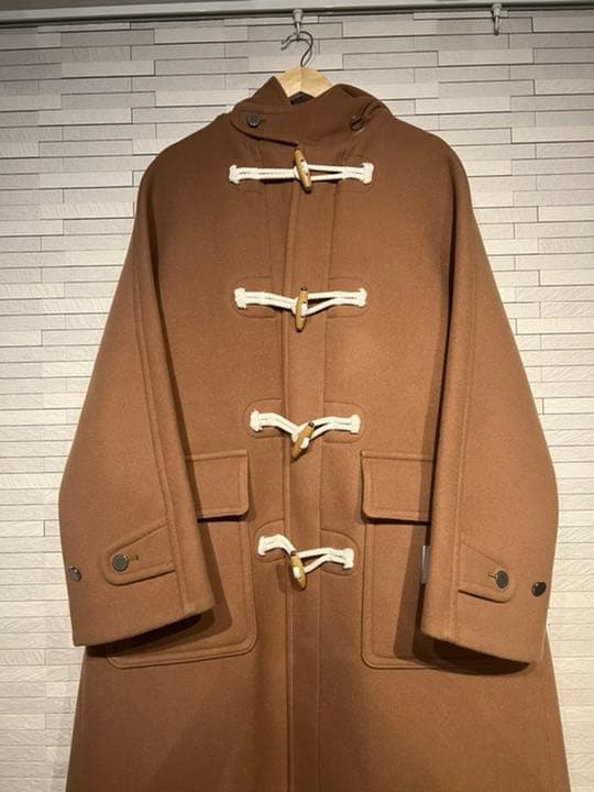 2021AW フミトガンリュウ　ダッフルコート　ベージュ　サイズ2