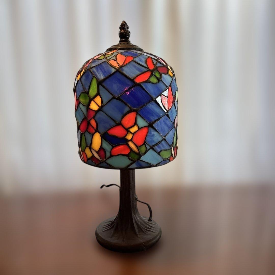 ステンドグラスランプ