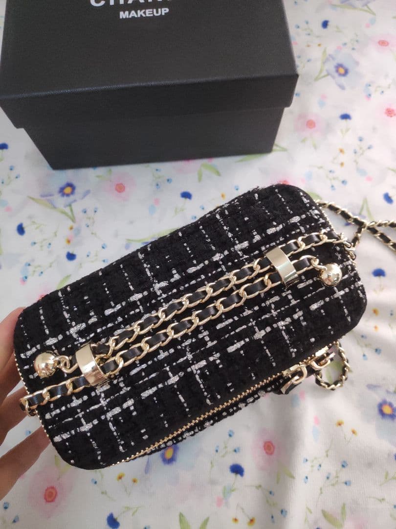 シャネル ツイード チェーンショルダーバッグ ノベルティ