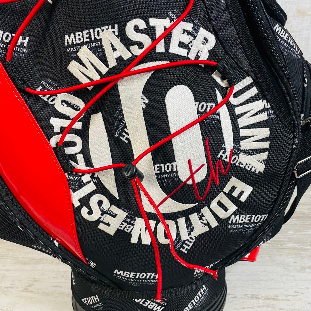 【限定品】マスターバニーエディション10周年記念　総柄キャディバッグ　9.5型