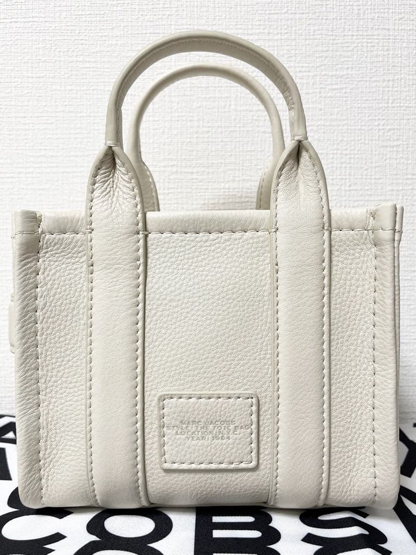 新品★マークジェイコブス ザ レザー クロスボディ ミニ トートバッグ ホワイト